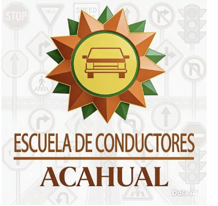 Logo Escuela de Conductores Acahual